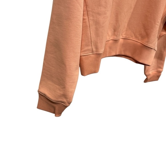 THAKOON Peach Long Sleeve Crewneck Sweatshirt Size M - Picture 5 of 10